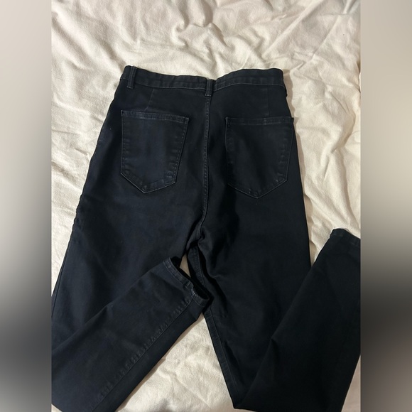 Zara Black Stretchy High Waisted Jeans - Picture 3 of 3